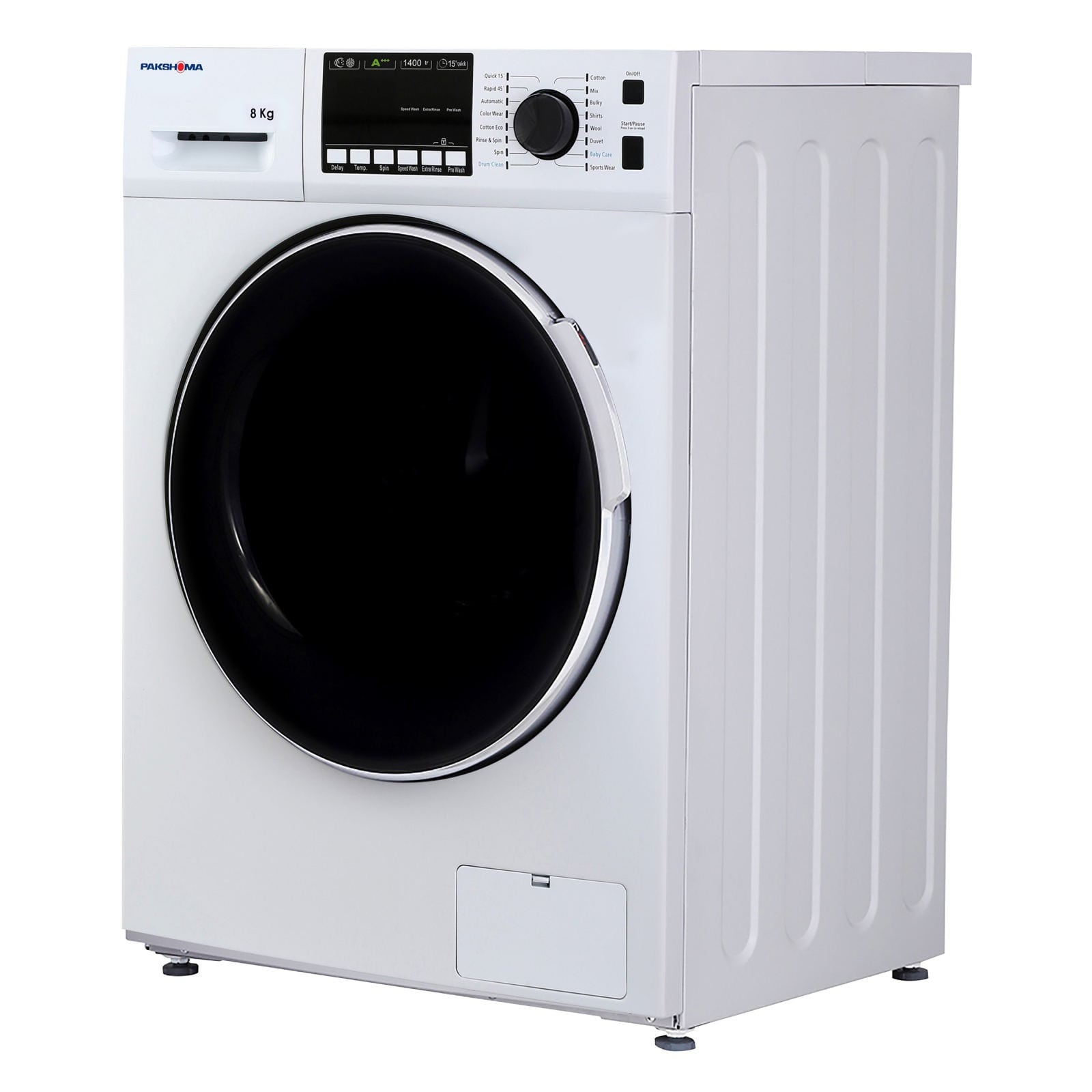 ماشین لباسشویی 8 کیلویی پاکشوما مدل TFU-84401